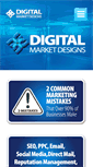 Mobile Screenshot of digitalmarketdesigns.com